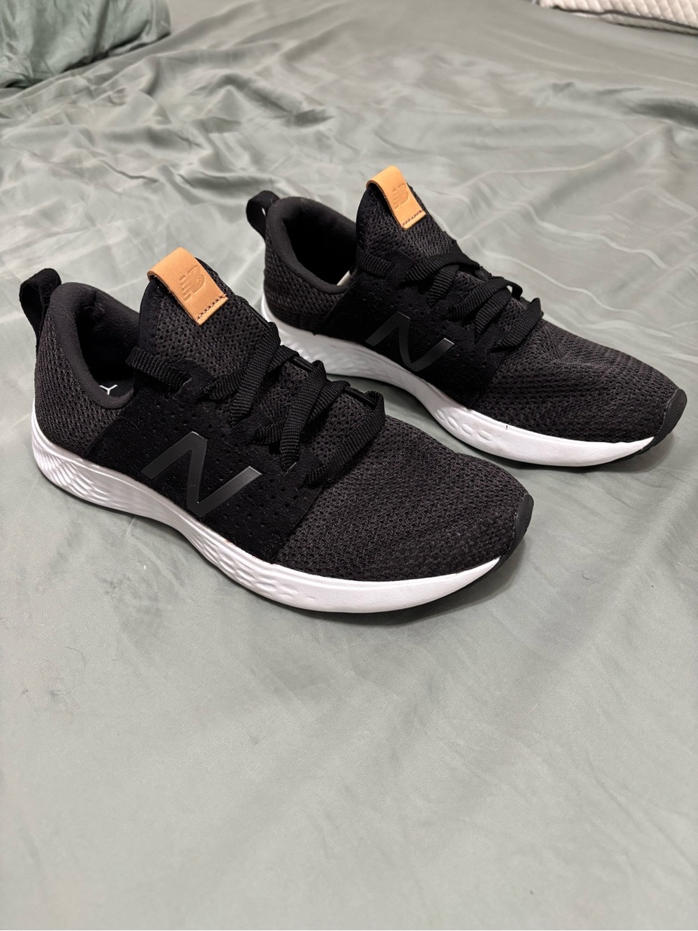 New Balance Women’s Fresh Foam Athletic Sneakers with Tan Accent